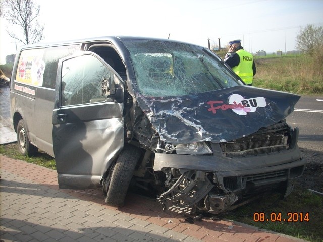Wypadek pod Koszalinem w Boninie.