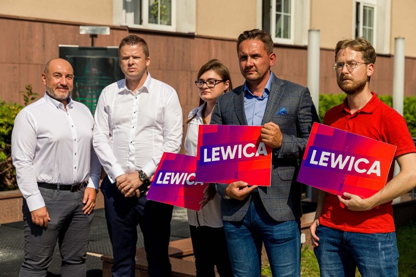 Przedstawiciele lewicy rejestrują listę do Sejmu