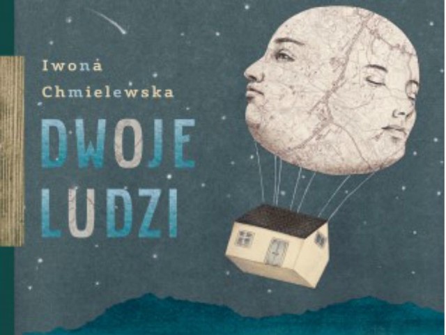 (fragment okładki): Dwoje ludzi, Iwona Chmielewska, Poznań 2014.