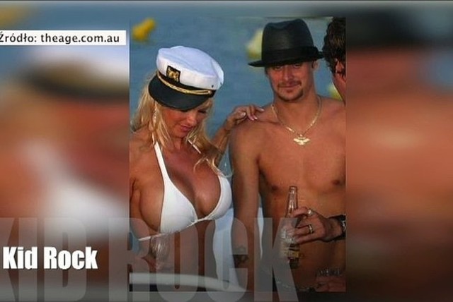 Pamela Anderson i Kid Rock (fot. Agencja TVN/x-news)