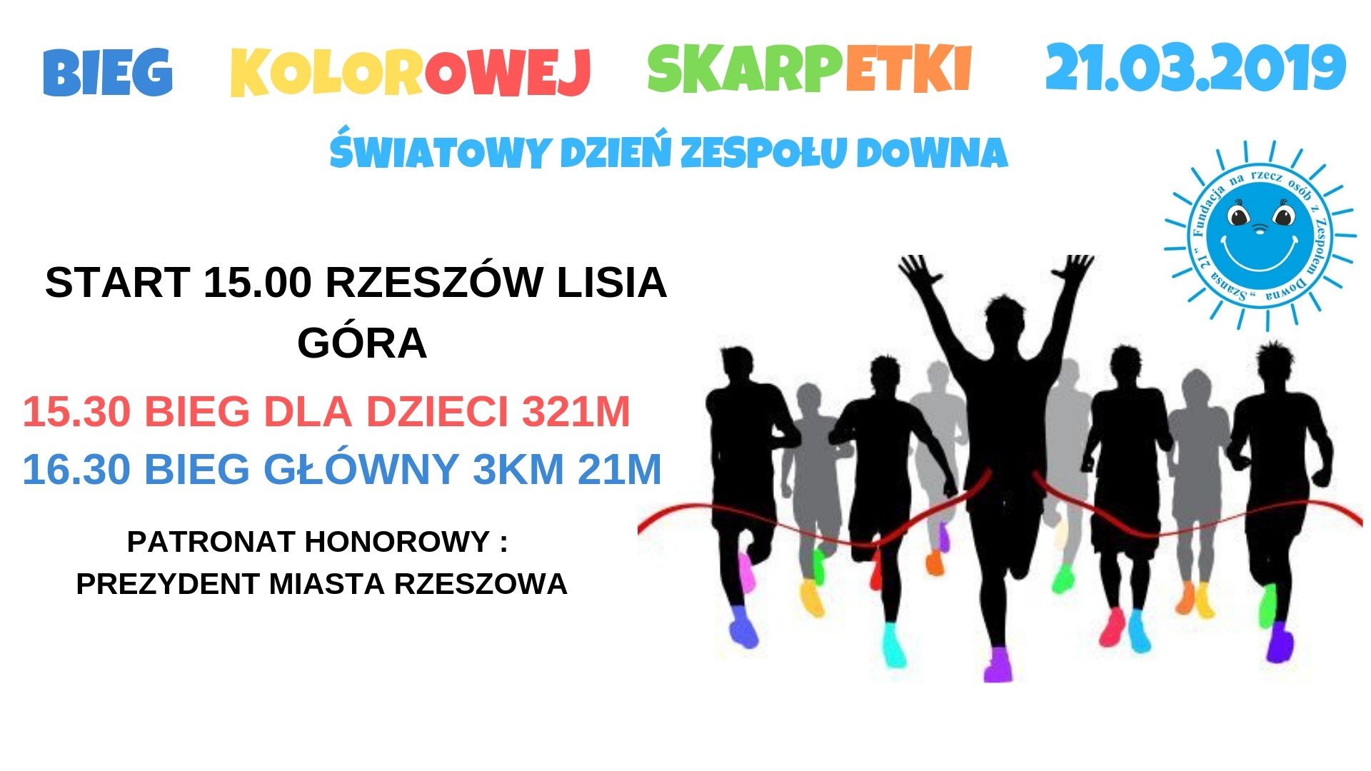 Bieg Kolorowej Skarpetki po raz pierwszy w Rzeszowie. Chcesz wziąć udział w  biegu, wystarczy ubrać dwie różne, kolorowe skarpetki | Nowiny