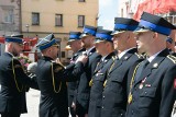 Święto strażaków w Żarach. Był tradycyjny, uroczysty apel oraz awanse i odznaczenia dla najbardziej zasłużonych się strażaków