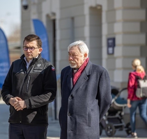 Wojewoda Łukasz Kmita i prezydent Jacek Majchrowski