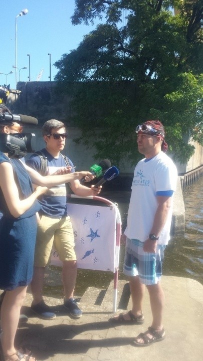 Wrocławski podróżnik zakończył rejs kajakiem po Bałtyku. Do Gdyni wyruszył ze Szczecina (ZDJĘCIA)