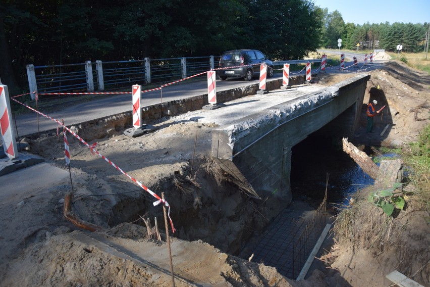 Przebudowa mostu w Upiłce