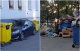 Bałagan po odbiorze śmieci z ul. Mierniczej we Wrocławiu bulwersuje mieszkańców. Teraz codziennie będą sprawdzać stan podwórka
