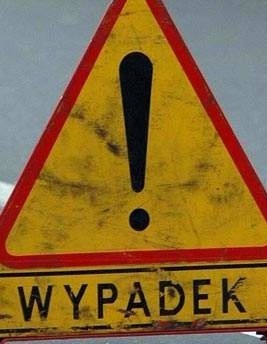 Wypadek na drodze do Ustki.