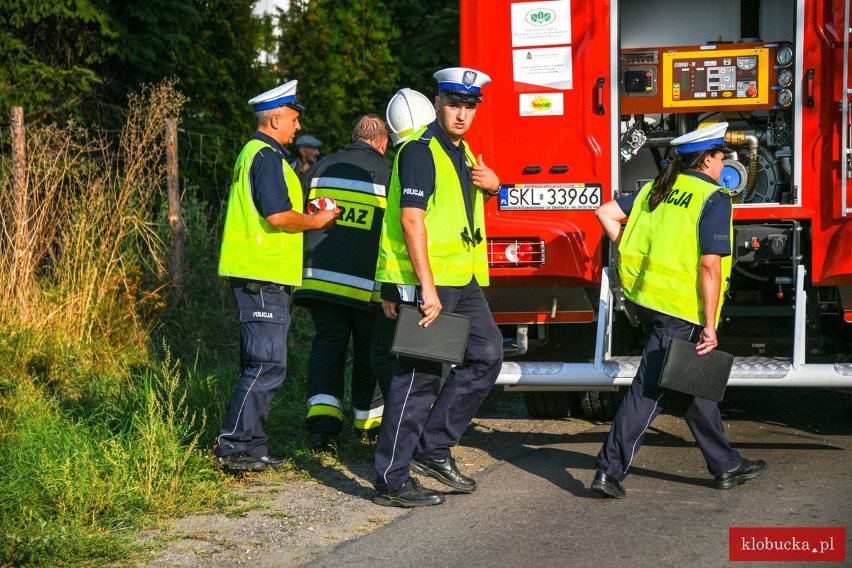 Wypadek autokarów wiozących dzieci w Pankach....