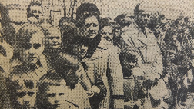 1970 rok. W przemarszu przez Opole uczestniczyły delegacje zakładów pracy, urzędów, artyści, a także zwykli opolanie.