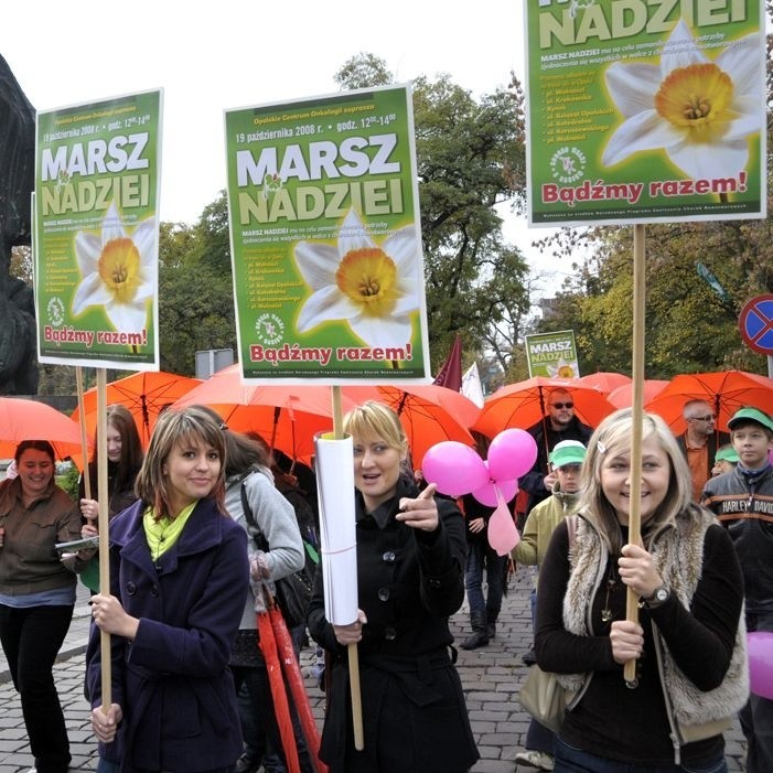 Marsz nadziei na ulicach Opola - akcja naglaśniająca problem...