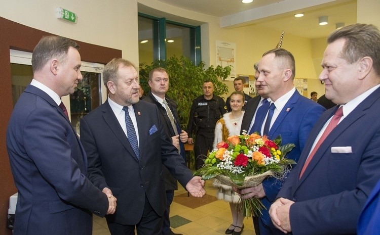 Siemiatycze. Prezydent Polski Andrzej Duda spotkał się z...