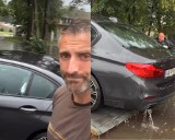 Ulewy w Będzinie. Luksusowe BMW znanego dziennikarza zostało zalane. Tego Maciej Dowbor się nie spodziewał. Zobaczcie