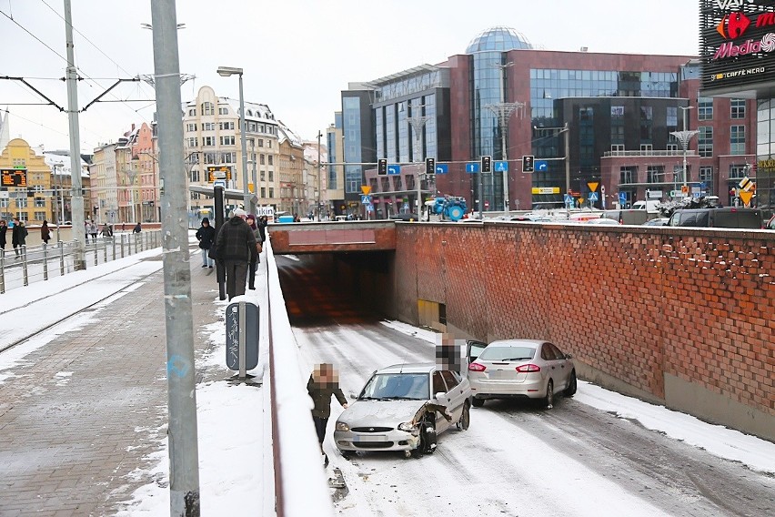 Wypadek w tunelu pod Placem Dominikańskim