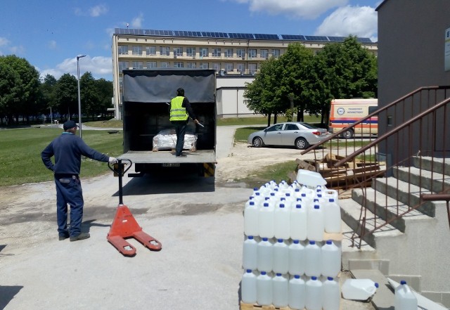 Pomoc z PSB dla szpitala w Busku-Zdroju