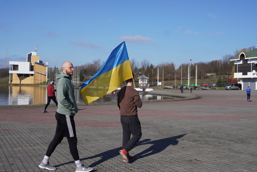 Tak wyglądał start, w niedzielne przedpołudnie nad poznańską...