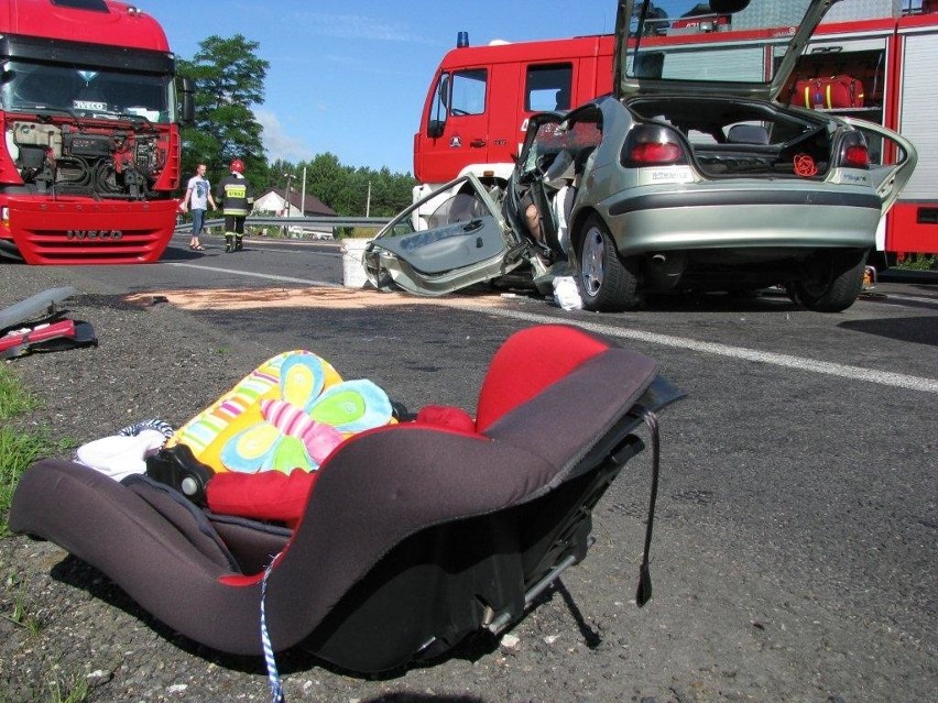 Wypadek w Pogorzelicach
