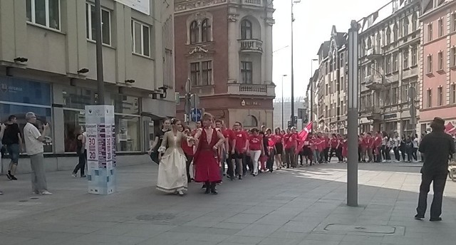 Polonez na rynku w Katowicach