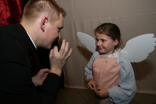 Migane życzenia podczas Wigilii w Specjalnym Ośrodku Szkolno &#8211; Wychowawczym dla dzieci Niesłyszących i Słabosłyszących w Kielcach.