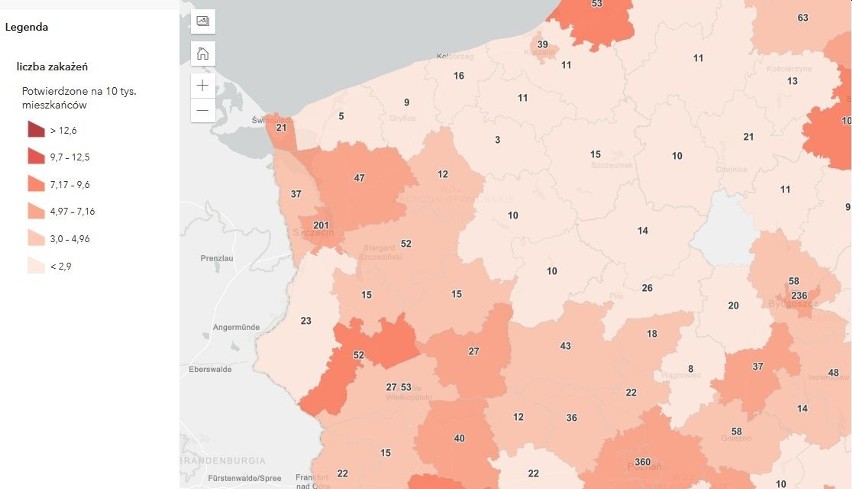 Koronawirus - woj. zachodniopomorskie, 29.03.2021