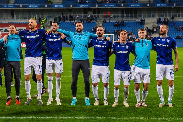 Kolejorz przełamał strzelecką niemoc i znów wygrał derby Poznania.