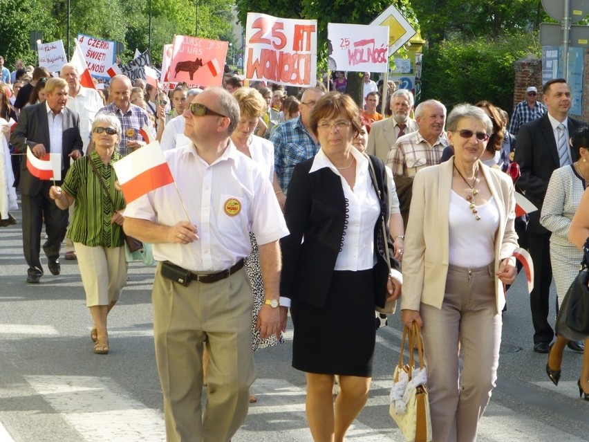 Marsz wolności w Barcinie
Widzieliśmy też radnych miejskich