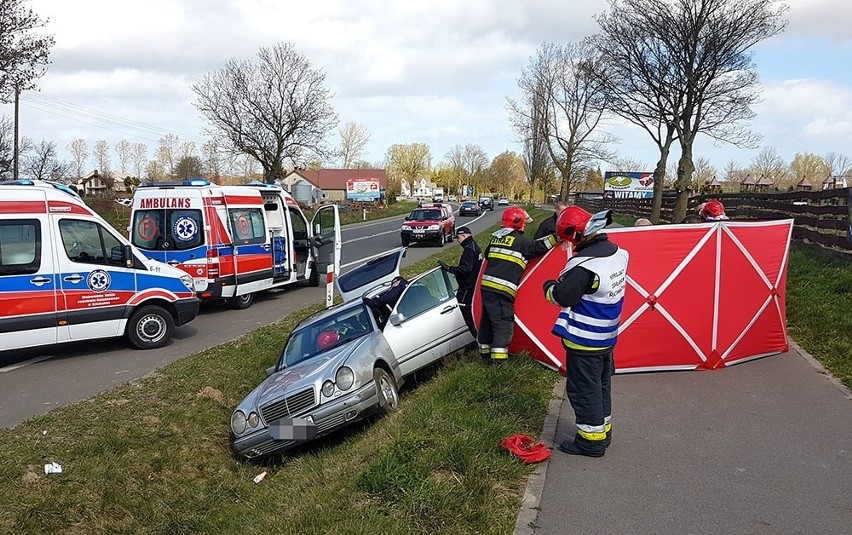 11.04.2017 r. Mężczyzna jadąc drogą z Wrzosowa do Kamienia...