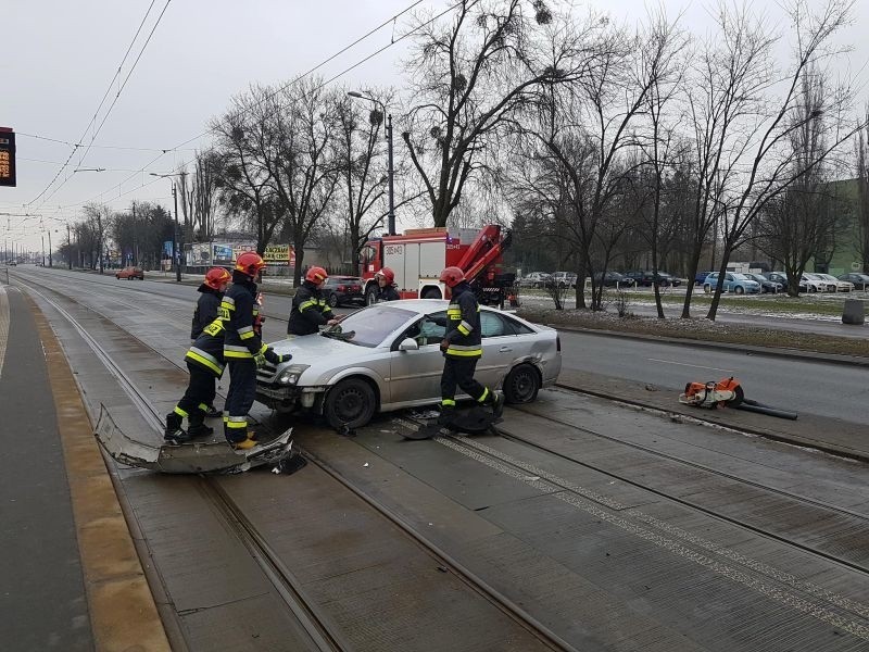 Wypadek na ul. Przybyszewskiego