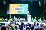 Trzecia Droga: Dość kłótni, do przodu. Liderzy koalicji PSL i Polska 2050 na konwencie w Katowicach przedstawili hasło i program wyborczy