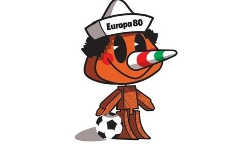 Euro 1980 - maskotką tego turnieju był drewniany chłopczyk...