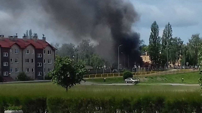 Pożar w Tczewie