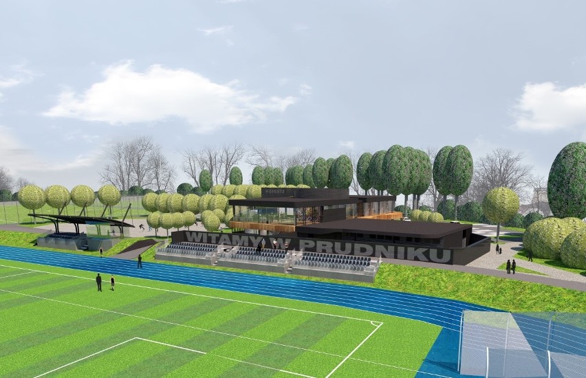 Tak ma wyglądać nowy stadion w Prudniku.