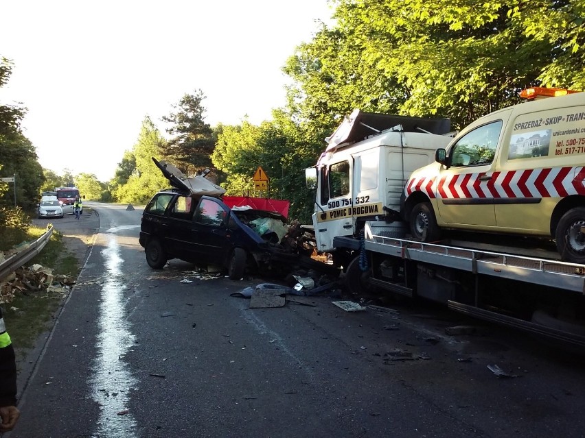 Zdjęcia: Wypadek w Łapalicach miał miejsce w piątek 3 lipca...