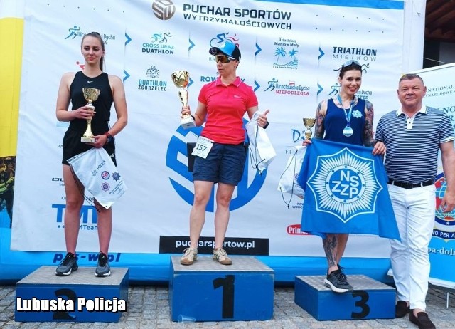 Wschowska dzielnicowa znalazła się w trójce najlepszych kobiet w kraju. W weekend odbyły się Mistrzostwa Polski Policji w Triathlonie