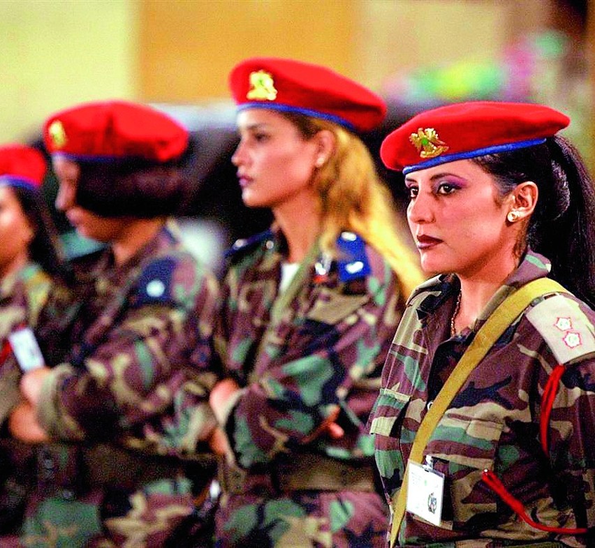 Ochrona Muammara Kaddafiego składała się z 40 kobiet....