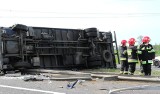 Wypadek ciężarówek na A4 pod Wrocławiem. Droga zablokowana