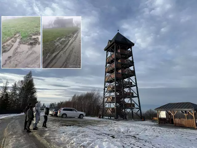 Po uruchomieniu wieży widokowej na Bocheńcu mieszkańcy tej części Jadownik borykają się z wieloma nowymi problemami