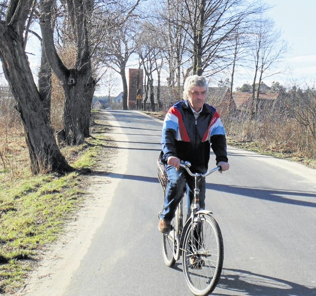 Eugeniusz Korytek jeździ do Polkowic na rowerze kilka razy w tygodniu. Teraz dostanie od burmistrza nowy rower