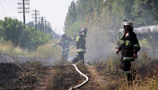 Z ogniem w lesie walczyli strażacy z Jednostki Ratowniczo-Gaśniczej na Rządzu i z Ochotniczej Straży Pożarnej z Rudy