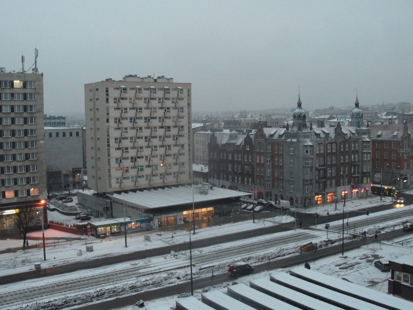 Opady śniegu w Katowicach mają pojawić się w nocy z 11 na 12...