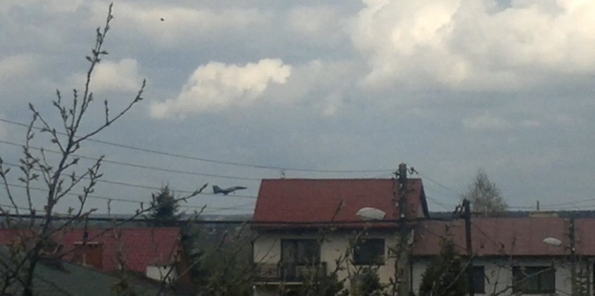 MIG-29 nad Świdnikiem.