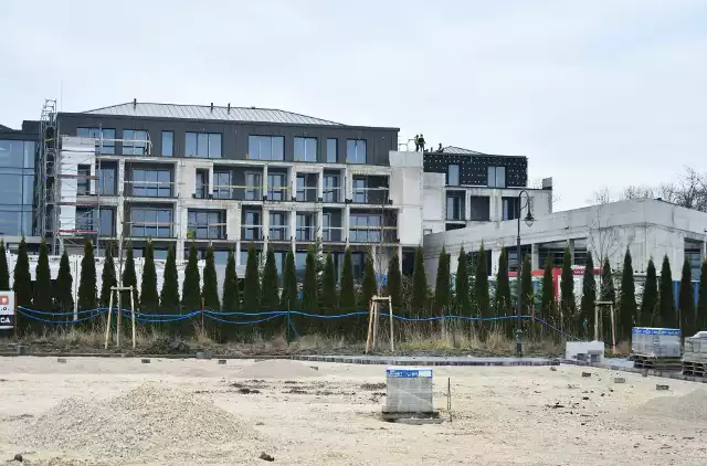 Nowy hotel w Solcu-Zdroju w styczniu 2024.