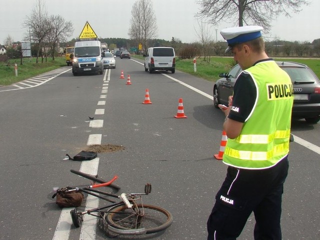 Do wypadku doszło na 29. kilometrze krajowej "osiemdziesiątki" w Złejwsi Wielkiej.