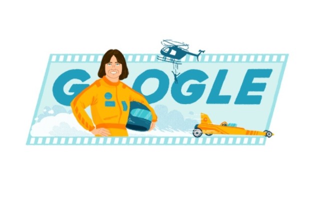 Kitty O'Neil w Google Doodle. 24 marca Google poprzez specjalny Google Doodle przypomina najszybszą kobietę na świecie.