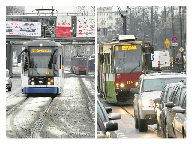 W Krakowie tramwaje jeżdżą już po specjalnie dla nich wydzielonych pasach. Podobnie jest m.in. we Wrocławiu. W Bydgoszczy tramwaje wciąż muszą stać w sznurze samochodów. Jest szansa, że to się zmieni.