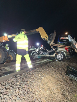 Tragiczny wypadek na przejeździe kolejowym w Augustowie