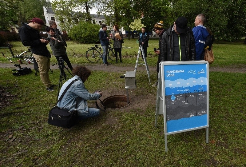 Punkt widokowy na zapomnianą, 19 łódzką rzekę! W parku na rogu Kilińskiego i Tymienieckiego, zdjęcia