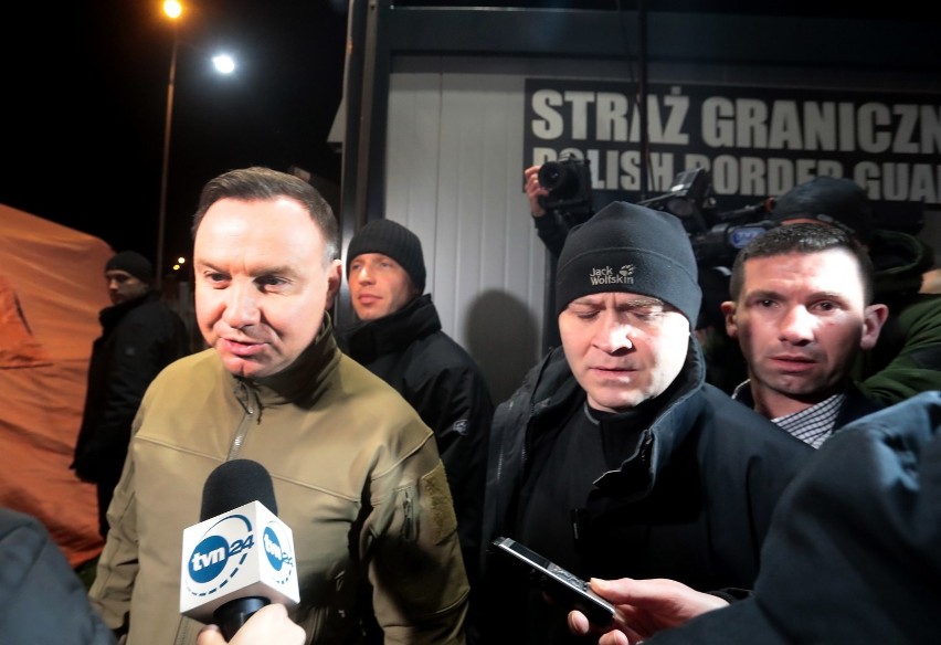 Prezydent Andrzej Duda odwiedził polsko-niemieckie przejście...