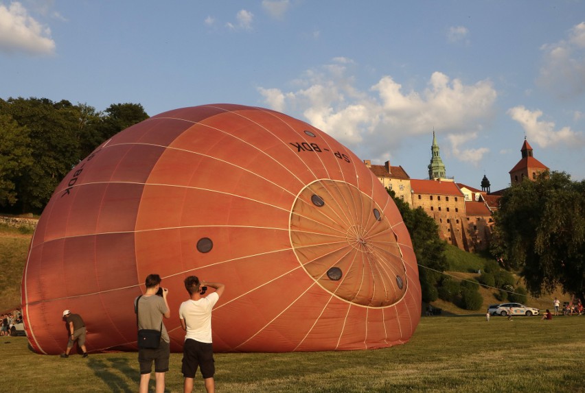 Lotnicy z Aeroklubu Nadwiślańskiego z Lisich Kątów i...