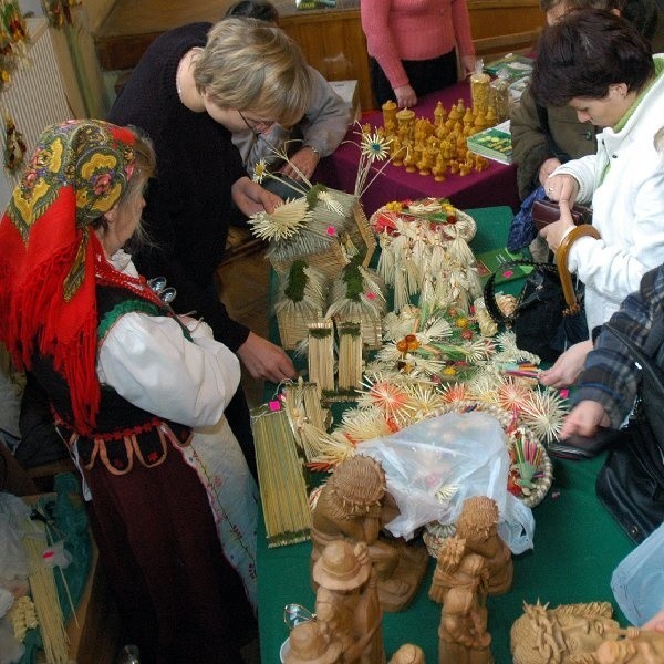 Podczas jarmarku w muzeum.