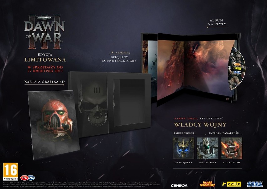 Dawn of War III: Data premiery i Edycja Limitowana